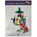 Crochet Top Hand Towel / Tea Towel -  Parrots Crochet Top Hand Towel / Tea Towel -  Parrots
